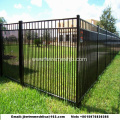 Black Zinc Steel Wrought Iron Fence